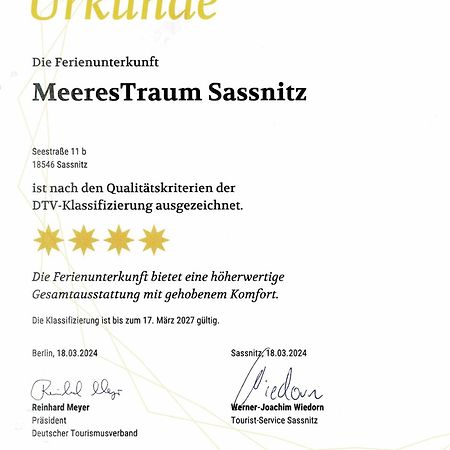 Fewo Meerestraum Sassnitz Kültér fotó